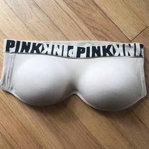 VS PINK bandeau nude bra